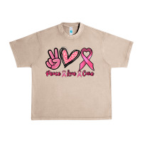 French Oak Peace love cure Urban Heavy Tee - NancyCooperArtShop