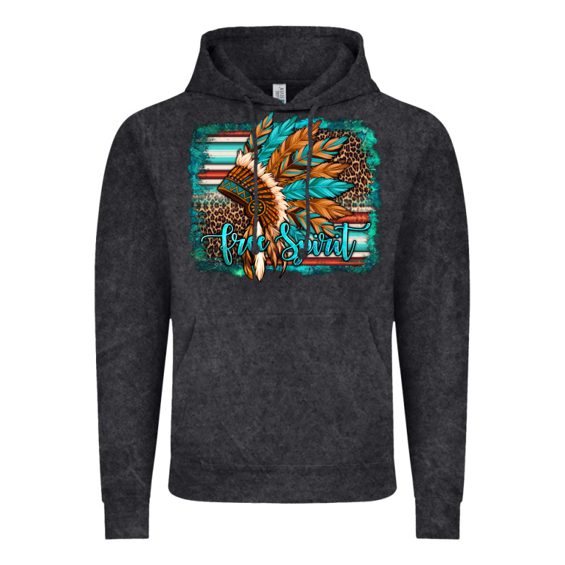 Free Spirit Native American Indian Headdress Vintage Hoodie by Artiststas | Teevron