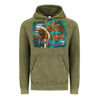 Vintage Olive free spirit native american indian headdress Vintage Hoodie - Artiststas