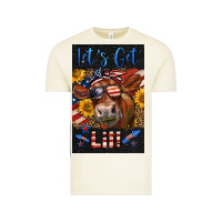 Vintage Arctic Western Let's Get Lit Cow Vintage Tee - LillyAllenDesigns