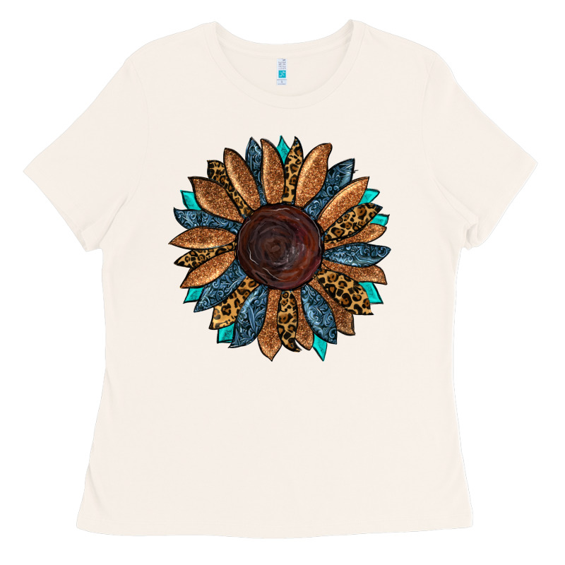 Fall Tooled Lather Leopard Ladies Tee by RanaPortraitStore | Teevron