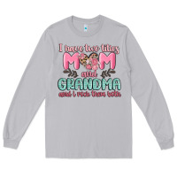 Moon Dust i have two titles mom and grandma and i rock them Long Sleeve Tee - MaliasSmallBusiness