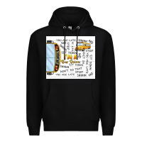 Black i'm a bus driver school bus Premium Hoodie - TumblerDesignByShophia