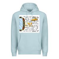 Blue Mist i'm a bus driver school bus Premium Hoodie - TumblerDesignByShophia