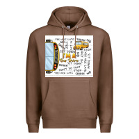 Chestnut i'm a bus driver school bus Premium Hoodie - TumblerDesignByShophia