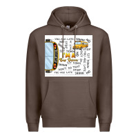 Coffee i'm a bus driver school bus Premium Hoodie - TumblerDesignByShophia