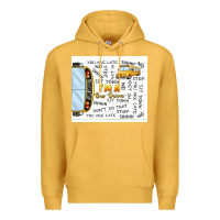 Mustard i'm a bus driver school bus Premium Hoodie - TumblerDesignByShophia