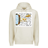 Oatmeal Heather i'm a bus driver school bus Premium Hoodie - TumblerDesignByShophia