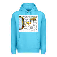 Ocean Blue i'm a bus driver school bus Premium Hoodie - TumblerDesignByShophia