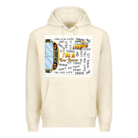 Sandshell i'm a bus driver school bus Premium Hoodie - TumblerDesignByShophia
