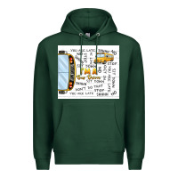 Sports Green i'm a bus driver school bus Premium Hoodie - TumblerDesignByShophia