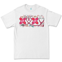 White xoxo valentine Premium Tee - RacoonDesign