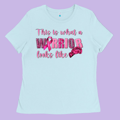 This Is What A Warrior Looks Like Ladies Tee Designed By Texasbilliewilder