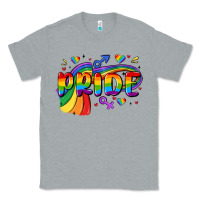 Heather Grey pride Classic Tee - MaliasSmallBusiness
