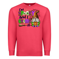 Cardinal I'm Spooky and I Gnome It Premium Sweatshirt - texasbilliewilder
