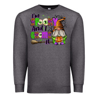 Charcoal Heather I'm Spooky and I Gnome It Premium Sweatshirt - texasbilliewilder