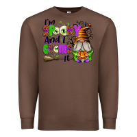 Chestnut I'm Spooky and I Gnome It Premium Sweatshirt - texasbilliewilder