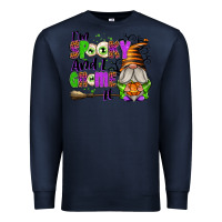 Navy I'm Spooky and I Gnome It Premium Sweatshirt - texasbilliewilder
