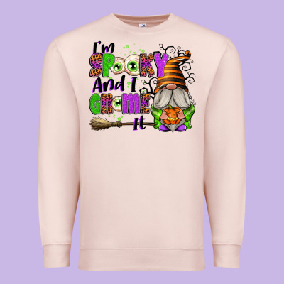 I'm Spooky And I Gnome It Premium Sweatshirt Designed By Texasbilliewilder