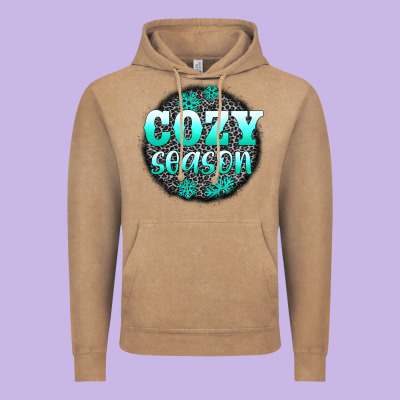 Cozy Season Vintage Hoodie Designed By Adodesignshop
