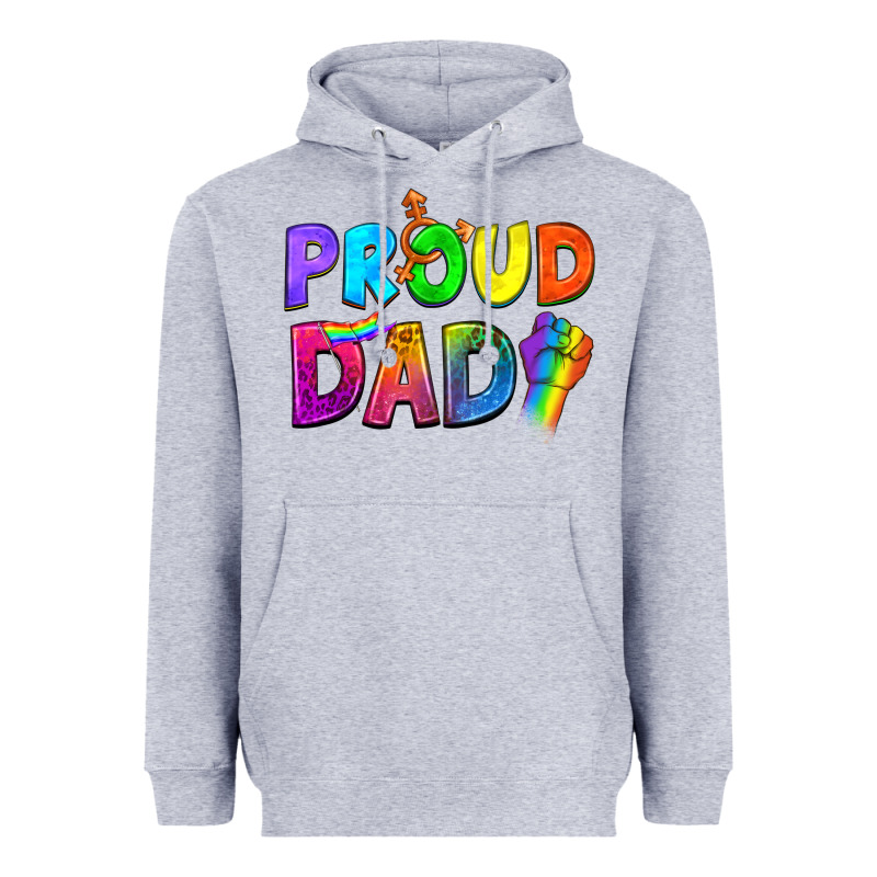 Proud Dad Heavyweight Hoodie by NancyCooperArtShop | Teevron