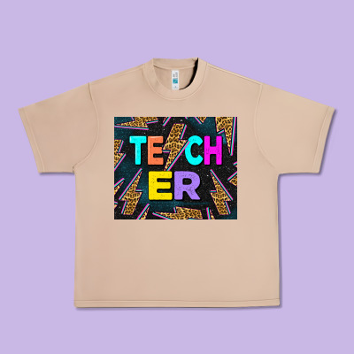 Western Teacher Flash Urban Heavy Tee Designed By Lillyallendesigns