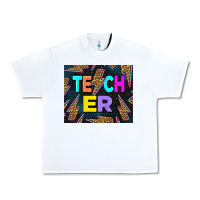 White Western Teacher Flash Urban Heavy Tee - LillyAllenDesigns