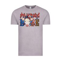 Western Star Spangled Baby Cow Vintage Tee | Teevron