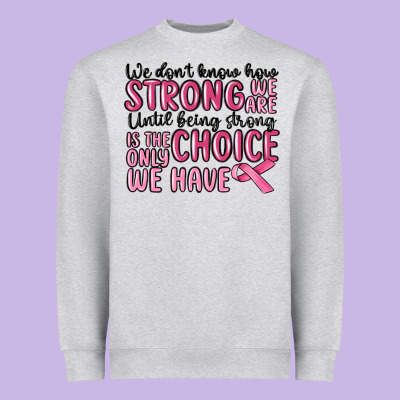Breast Cancer Malia Heavyweight Sweatshirt Designed By Maliassmallbusiness