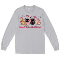 Moon Dust happy valentines day cats Long Sleeve Tee - MaliasSmallBusiness