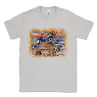 Moon Dust aztec leopard cowhide wood western background Classic Tee - AdoDesignShop