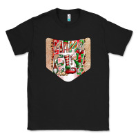 Black Christmas Pocket Classic Tee - CowhideDigitalArt