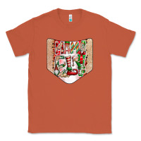 Copper Christmas Pocket Classic Tee - CowhideDigitalArt