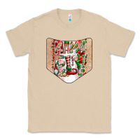 Mushroom Christmas Pocket Classic Tee - CowhideDigitalArt