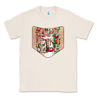 Natural Christmas Pocket Classic Tee - CowhideDigitalArt