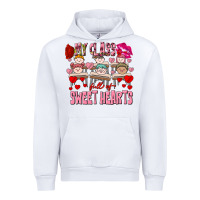 White Valentine's Day my class is full of sweet hearts Urban Hoodie - FaDigitalArtStudio