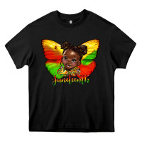 Black juneteenth butterfly black girl Heavy Core Tee - HRA Design Shop