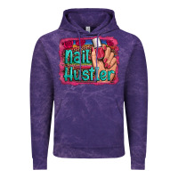Cloud Purple nail hustler serape leopard background Vintage Hoodie - Artiststas