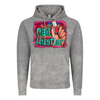 Cloud Rock nail hustler serape leopard background Vintage Hoodie - Artiststas
