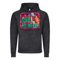Vintage Black nail hustler serape leopard background Vintage Hoodie - Artiststas