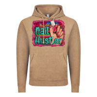 Vintage Coffee nail hustler serape leopard background Vintage Hoodie - Artiststas