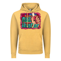 Vintage Mustard nail hustler serape leopard background Vintage Hoodie - Artiststas
