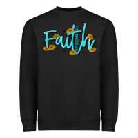 Black faith Heavyweight Sweatshirt - MaliasSmallBusiness