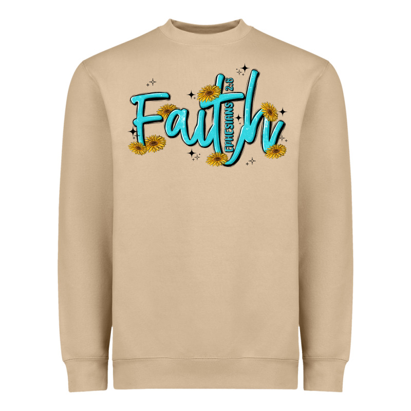 Faith Heavyweight Sweatshirt by MaliasSmallBusiness | Teevron