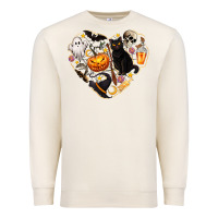 Sandshell Halloween Heart Premium Sweatshirt - texasbilliewilder
