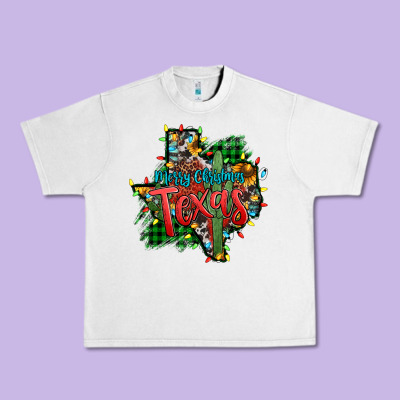 Western Desert Christmas Texas Map Urban Heavy Tee Designed By Jasminsmagicworld