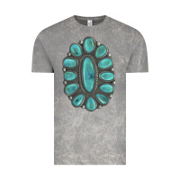 Cloud Rock Turquoise Gemstone Jewelry Vintage Tee - LillyAllenDesigns
