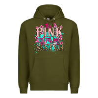 Army Green The pink is for my sister Cancer Awareness Premium Hoodie - HowdyJamesFarm