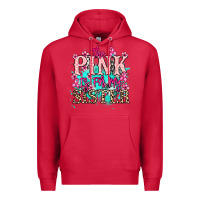 Cardinal The pink is for my sister Cancer Awareness Premium Hoodie - HowdyJamesFarm