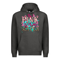 Charcoal Heather The pink is for my sister Cancer Awareness Premium Hoodie - HowdyJamesFarm